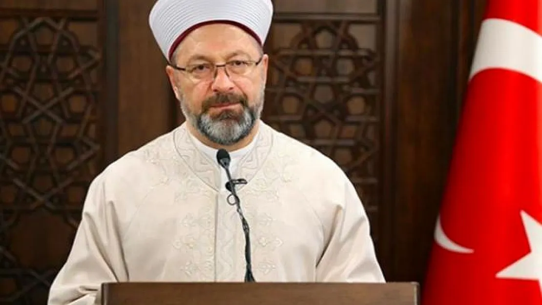 Diyanet İşleri Başkanı eşcinsellik tartışmasında kendisine destek olanlara teşekkür etti!
