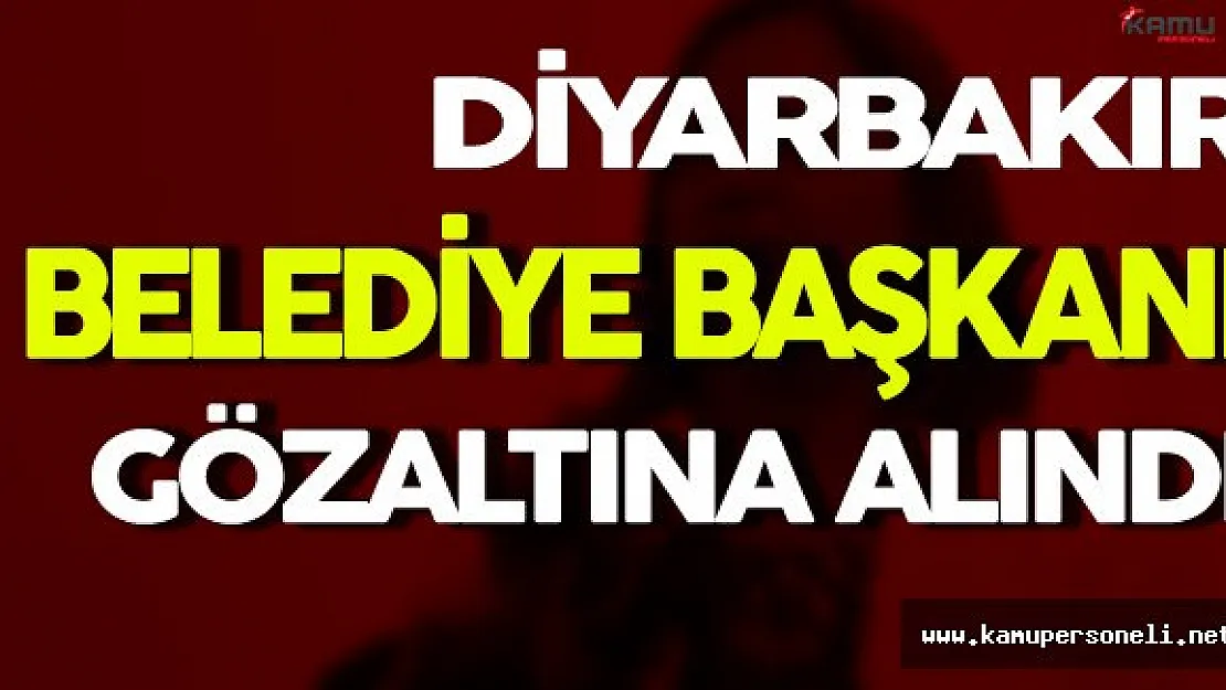 Diyarbakır Belediye Başkanı Gözaltına Alındı