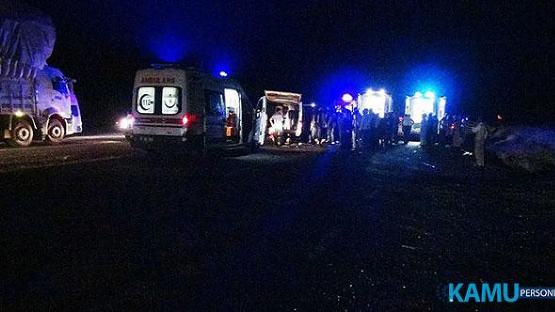 Diyarbakır Silvan Karayolunda Feci Trafik Kazası! 4 Ağır 3'ü Çocuk 8 Kişi Yaralandı!
