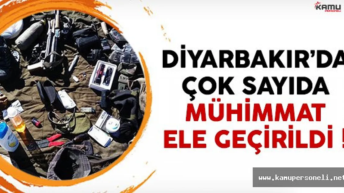 Diyarbakır'da çok sayıda mühimmat ele geçirildi
