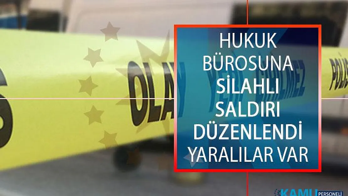 Diyarbakır'da Hukuk Bürosuna Silahlı Saldırı Düzenlendi! Yaralılar Var