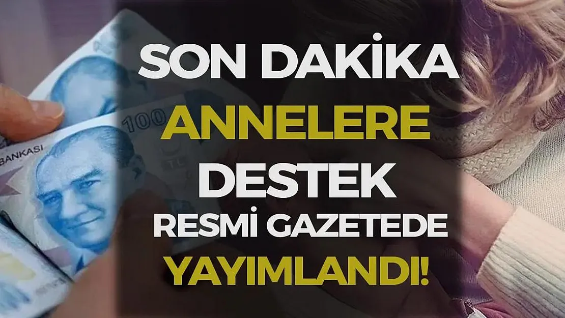DOĞUM YARDIMI YÖNETMELİĞİ YÜRÜRLÜĞE GİRDİ: 5.000 TL'YE KADAR DESTEK!
