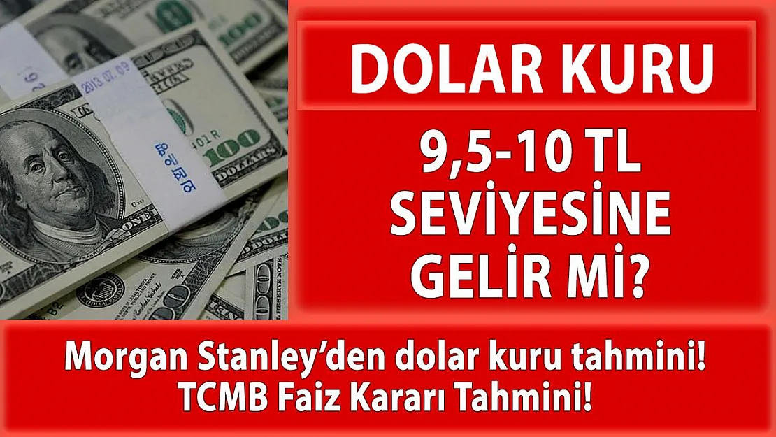 Dolar 10 TL seviyesini görür mü? Morgan Stanley'den flaş kur tahmini