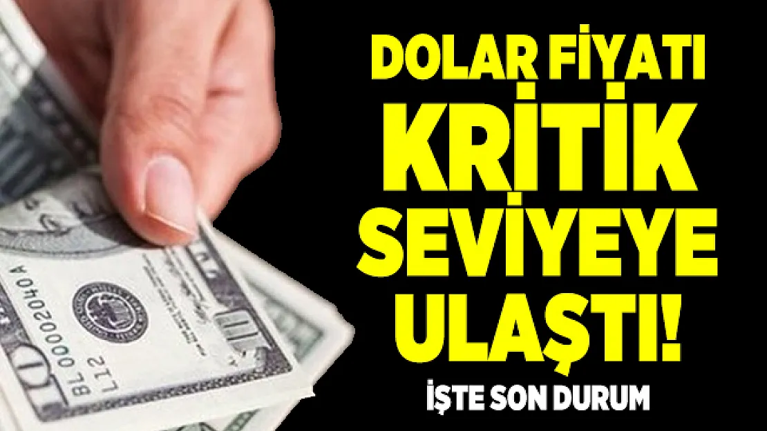 Dolar fiyatı kritik seviyeye ulaştı! Dolar ve euro fiyatlarında son durum