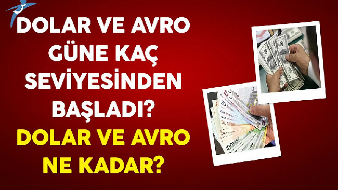 Dolar ve Avro Güne Kaç Seviyesinden Başladı? 19 Ocak 2017 Dolar ve Avro Ne Kadar?