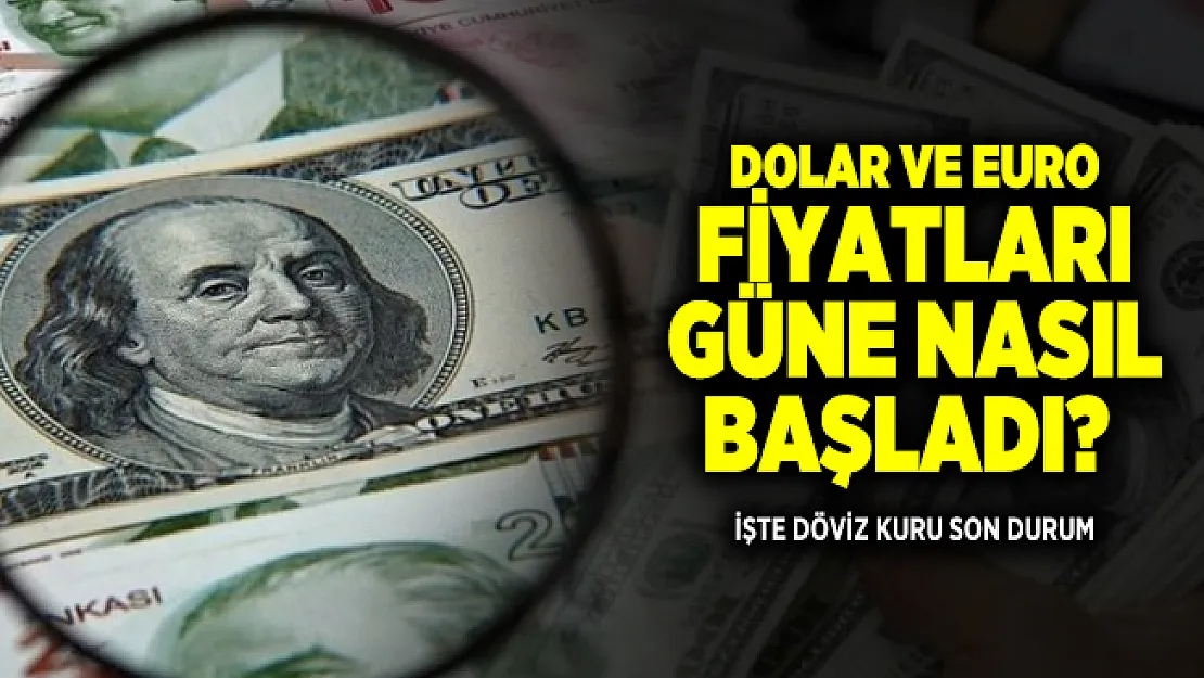 Dolar ve euro fiyatları güne nasıl başladı? Döviz kuru son durum