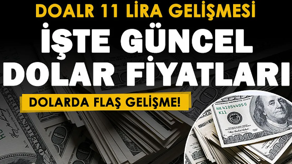 Dolarda 11 lira gelişmesi! Dolar kurunda yükseliş durmuyor: İşte güncel dolar fiyatları