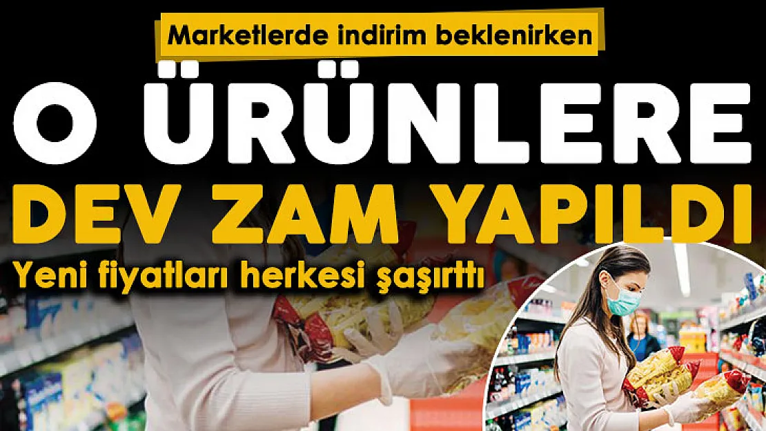 Dolardaki düşüş ile indirim bekleniyordu! Marketlerdeki o ürünlere büyük zam yapıldı (Markete gitmeden bu haberi okuyun)
