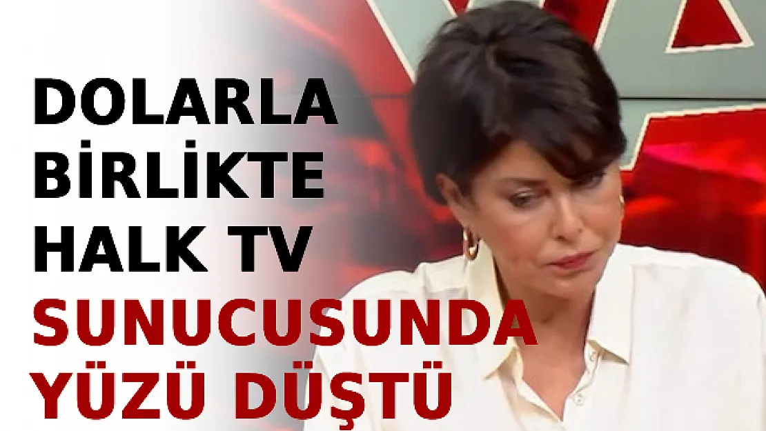 Dolarla Birlikte Halk TV Sunucusunda Yüzü Düştü: Hareketleri Kısa Sürede Viral Oldu