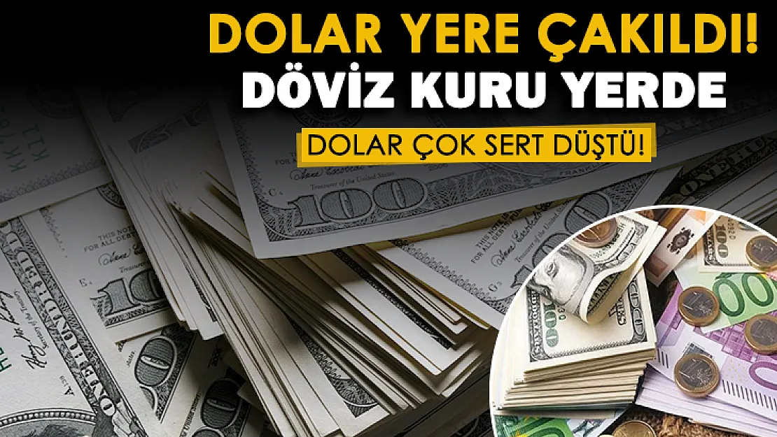 Döviz kuru çakıldı! Dolar düşüyor: İşte güncel dolar, euro ve sterlin fiyatları