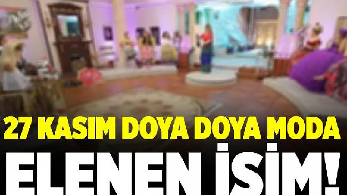 Doya Doya Moda kim elendi? 27 Kasım Doya Doya Moda kolyeyi kim kazandı?