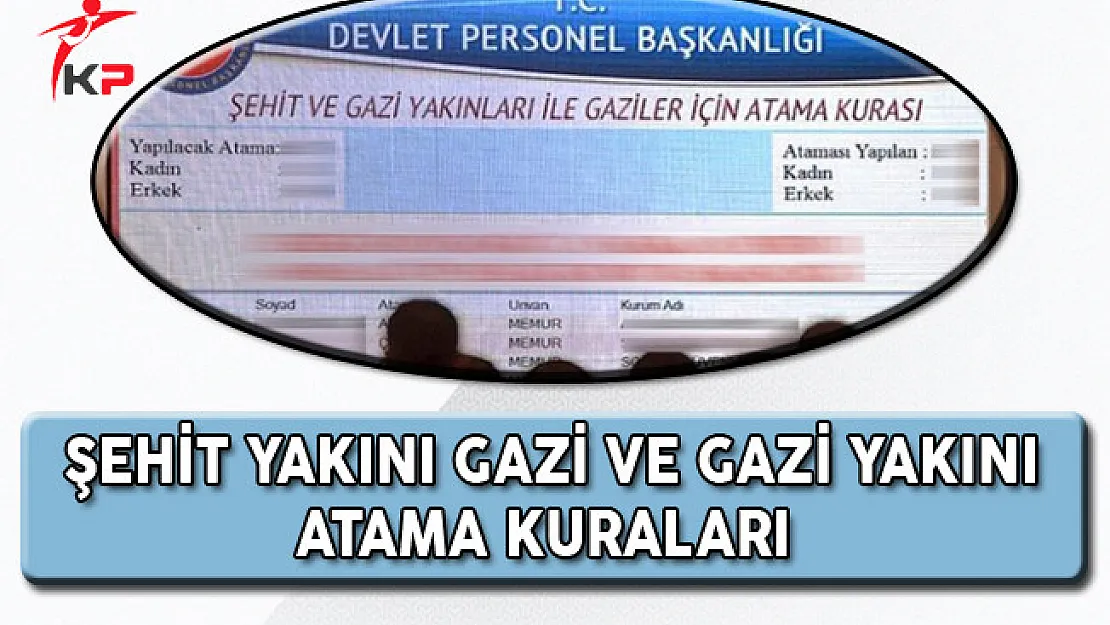 DPB'DE 293 Şehit Yakını, Gazi Ve Gazi Yakını Atama Kurası Yapıldı