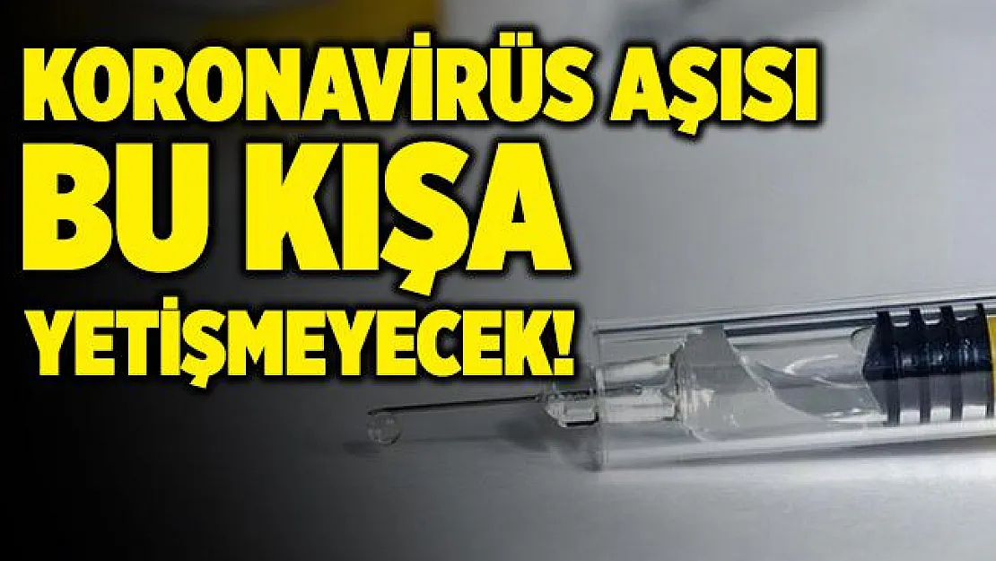 DSÖ duyurdu! Koronavirüs aşısı bu kışa yetişmeyecek!