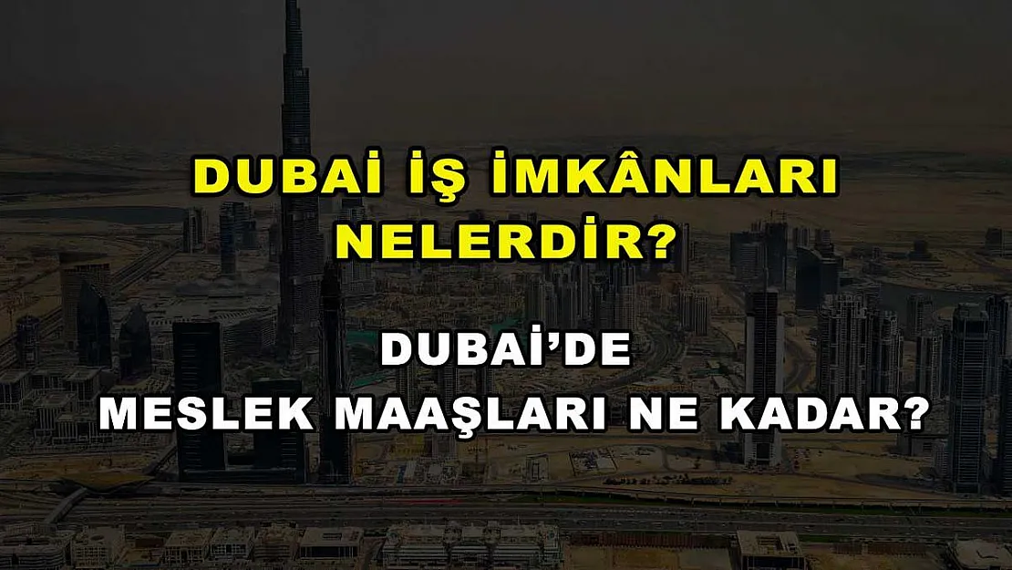Dubai İş İmkânları Nelerdir? Dubai'de Meslek Maaşları Ne Kadar?