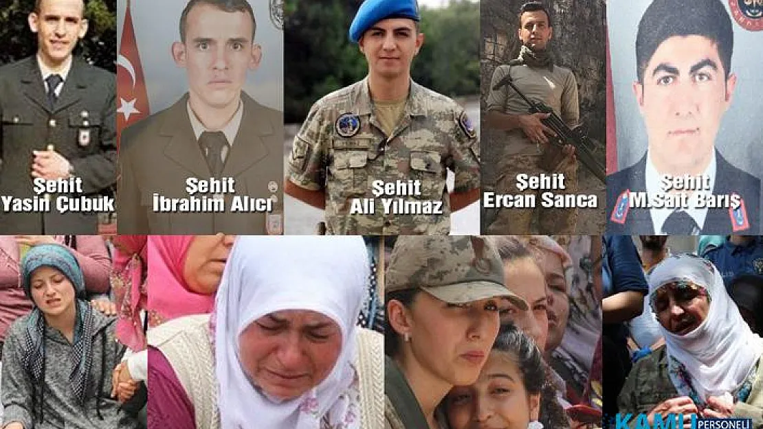 Dün Şehit Olan 5 Askerimiz 5 Farklı ilde Sonsuzluğa Uğurlanıyor!..