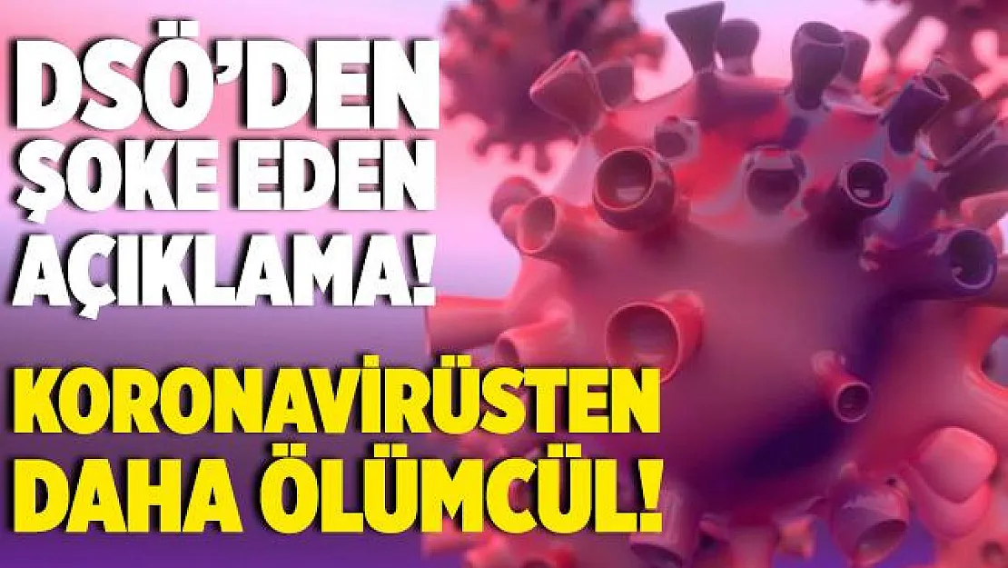 Dünya Sağlık Örgütü'nden tüyleri diken diken eden açıklama! Koronavirüsten daha ölümcül!