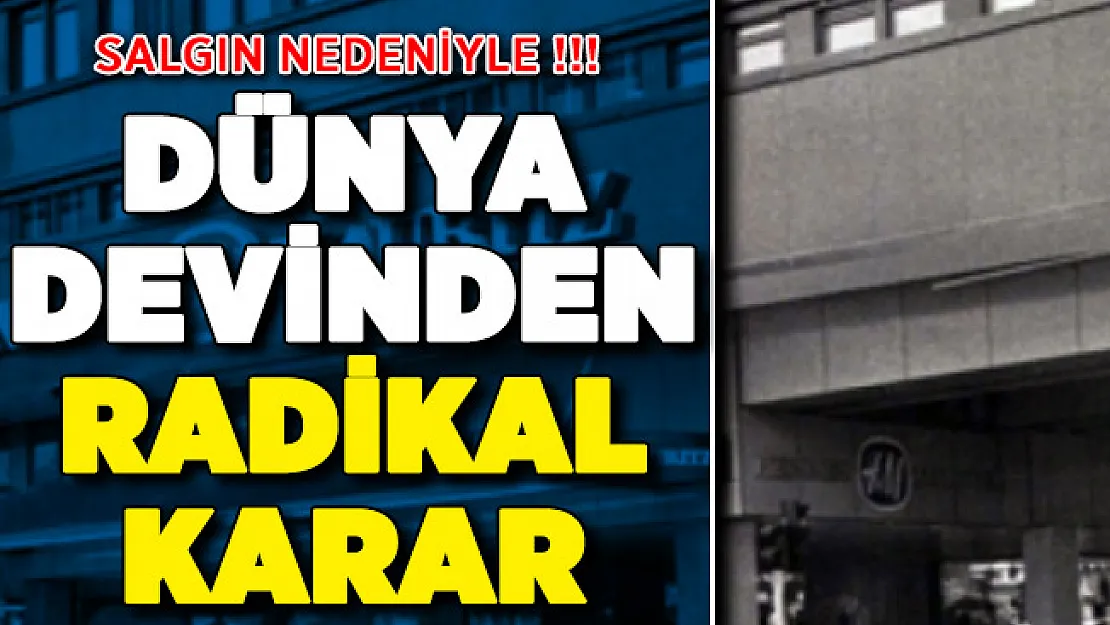 Dünyaca Ünlü Giyim Şirketinden Radikal Salgın Kararı !