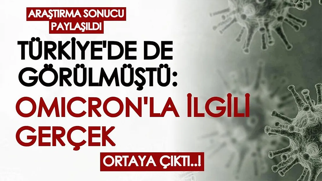 Dünyayı sarsan Omicron varyantıyla ilgili yeni bir araştırma sonuç verdi! Korkulması gereken nokta...