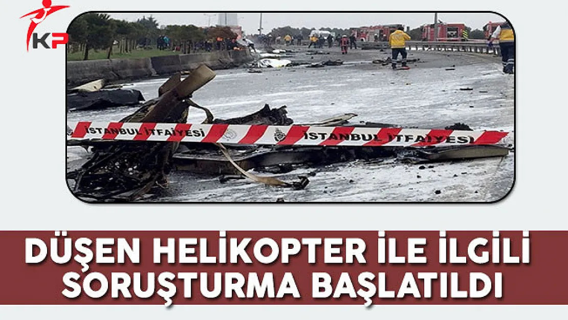 Düşen Helikopter İle İlgili Soruşturma Başlatıldı