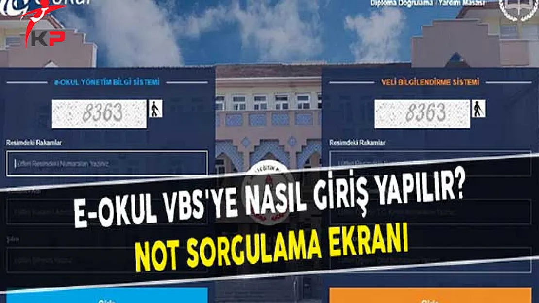 e-Okul VBS'ye Nasıl Giriş Yapılır? Not Sorgulama Ekranı