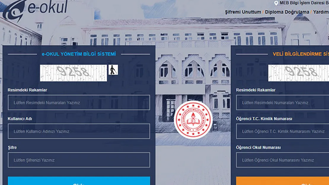 E- Okul Veli Bilgilendirme Sistemi! 2019 Giriş Ekranı! VBS 2019