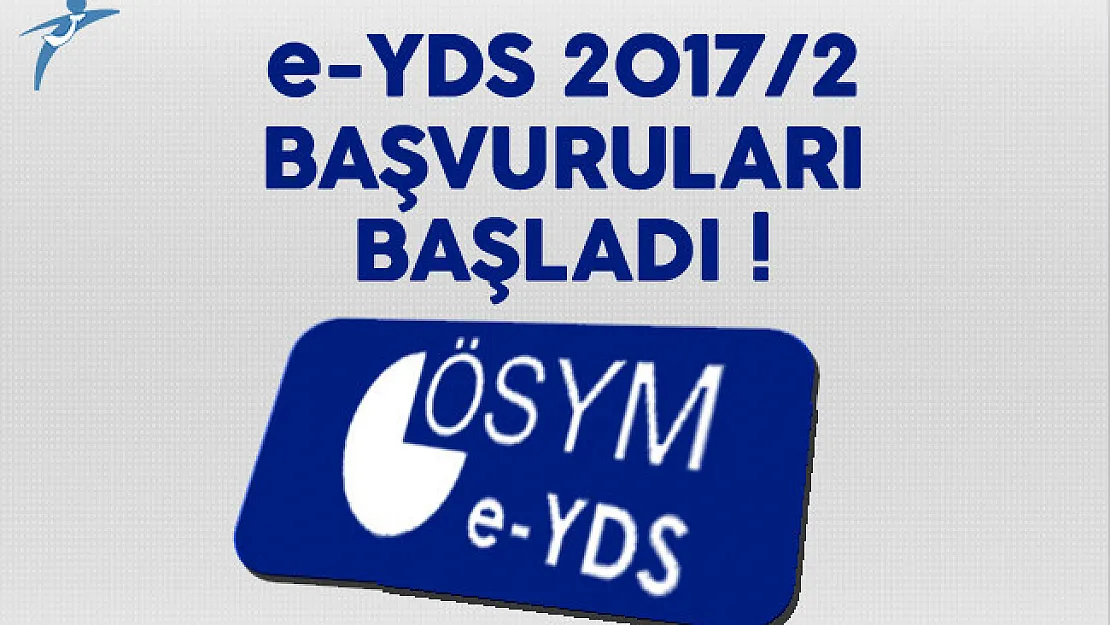 e-YDS 2017/2 Başvuruları Başladı !