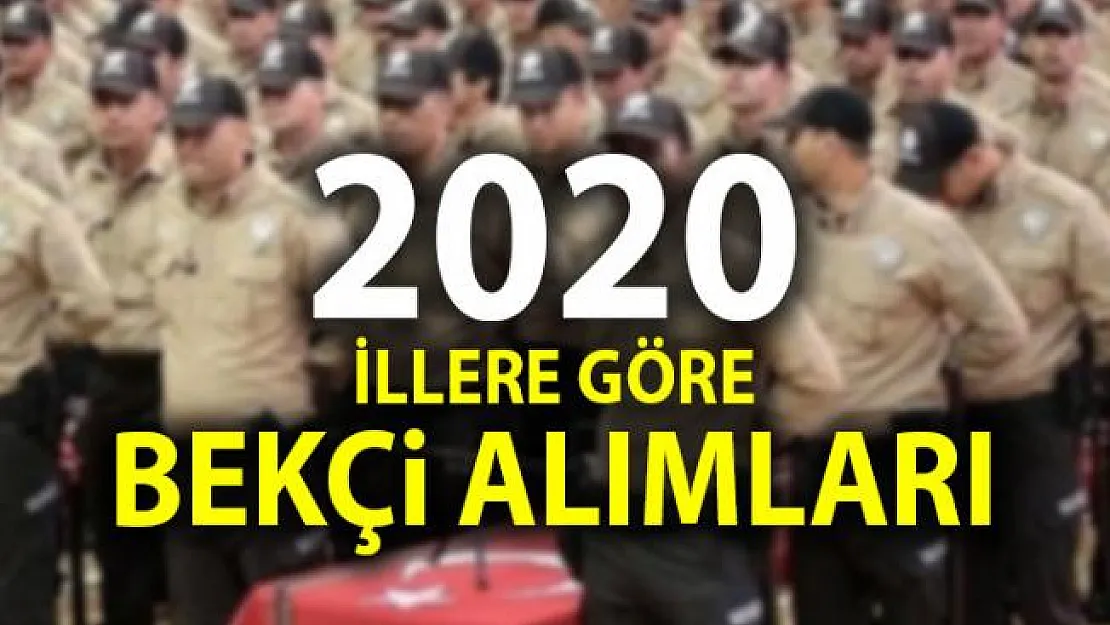 EGM 2020 yılı yeni bekçi alımı açıklaması! İşte İllere göre bekçi alımları: İstanbul, Ankara, Bursa...