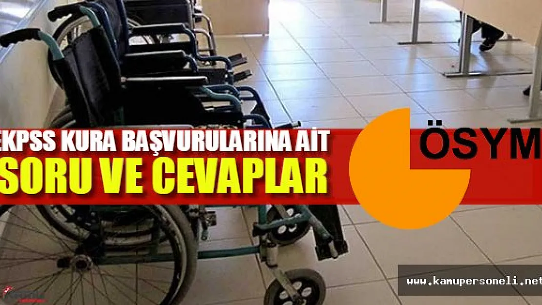 EKPSS Kura müracaatları, yarın başlıyor