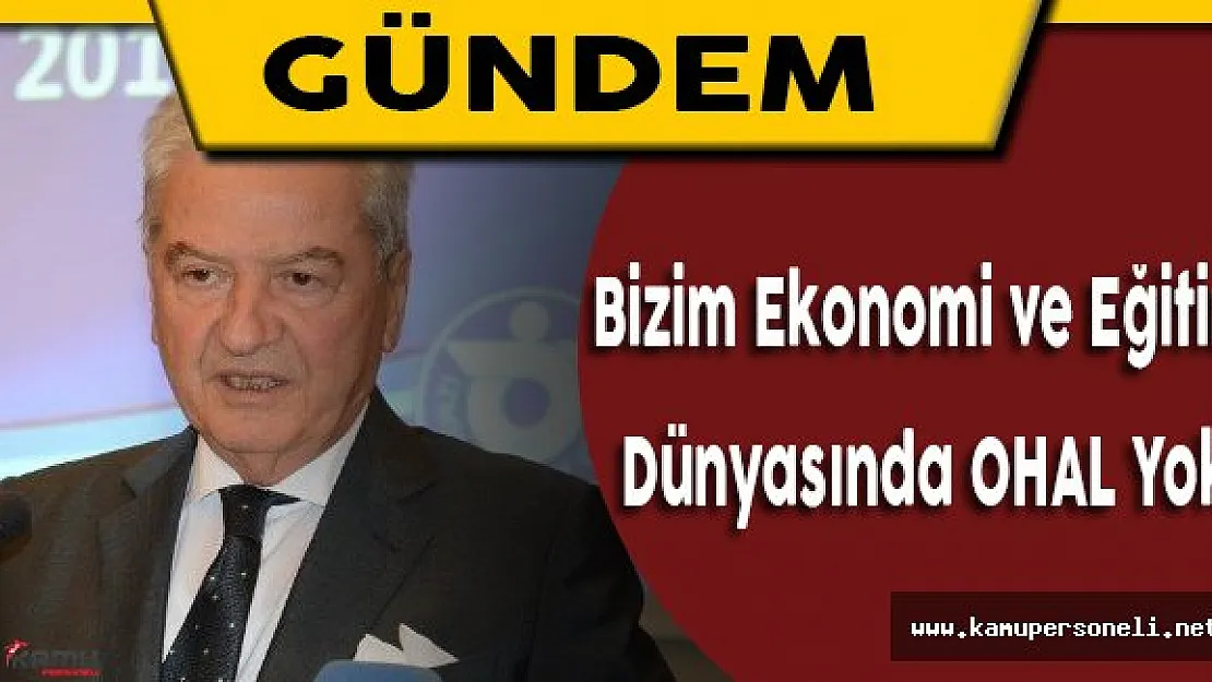Ekrem  Demirtaş İEÜ'de Yeni Bölümler Açtıklarını Bildirdi
