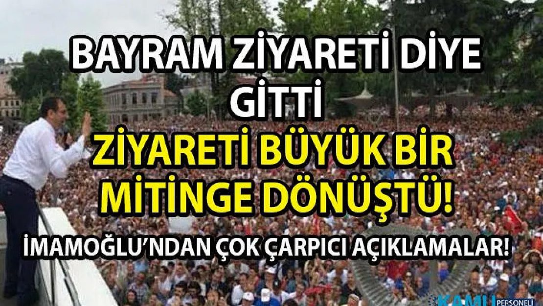 Ekrem İmamoğlu'nun Trabzon ziyareti büyük bir mitinge dönüştü, İmamoğlu Trabzon'da çok çarpıcı açıklamalarda bulundu