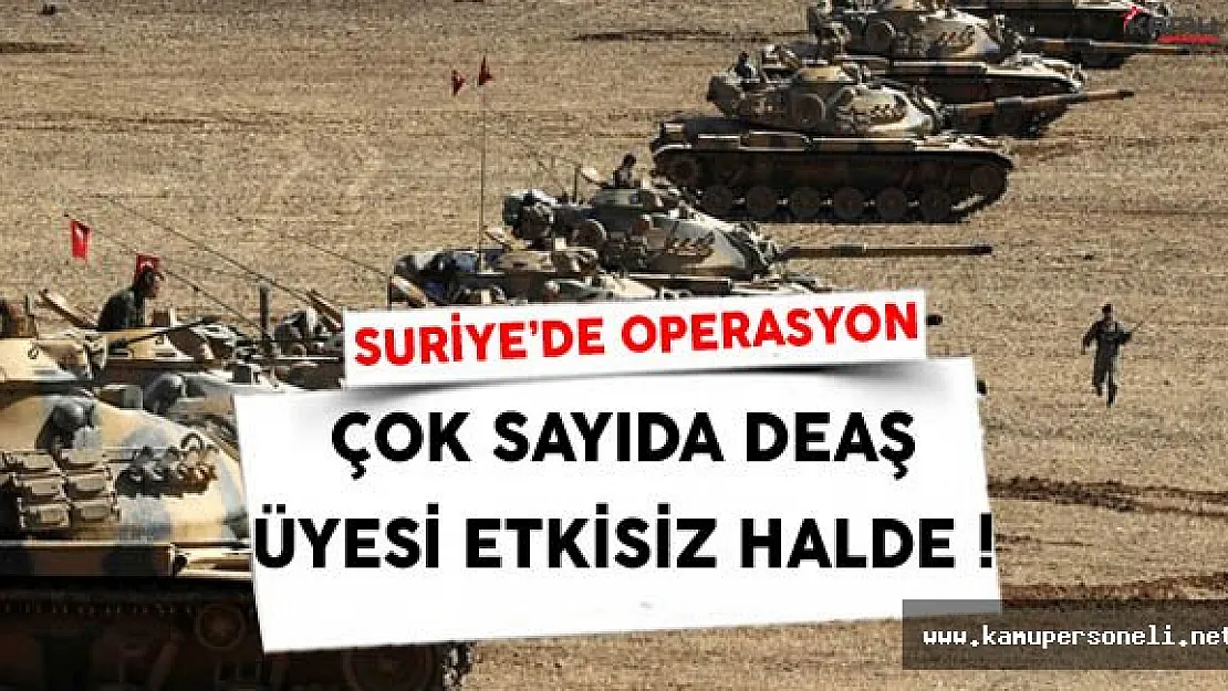 El Bab'ta Çok Sayıda Terörist Etkisiz Hale Getirildi