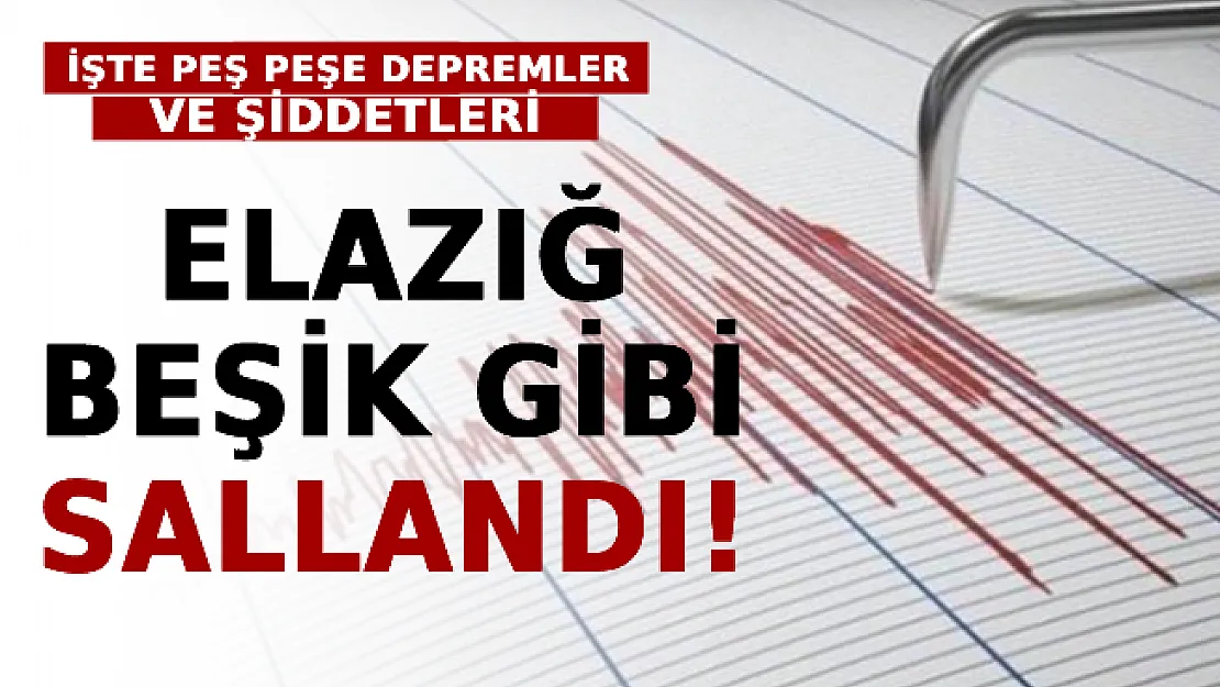 Elazığ Beşik Gibi Sallandı!