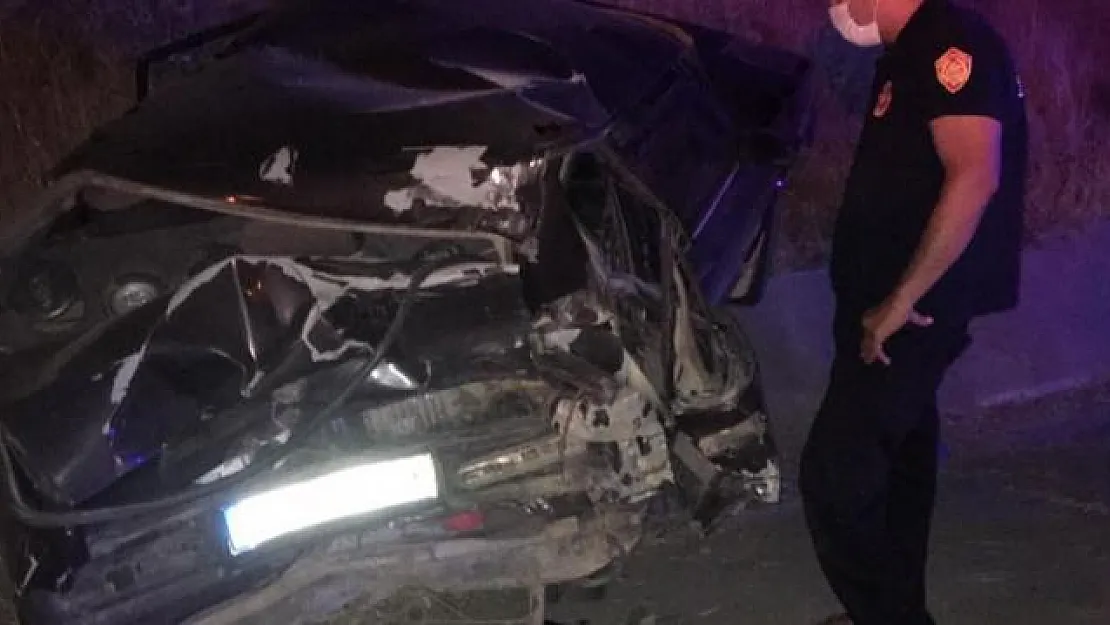 Elazığ-Tunceli yolunda feci kaza! 1 ölü 7 yaralı