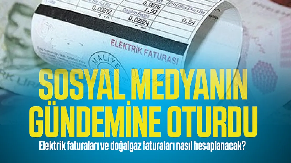 Elektrik faturaları ve doğalgaz faturaları nasıl hesaplanacak? Sosyal medyanın gündemine oturdu