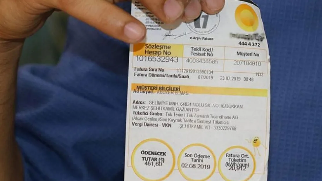 Elektrik faturası 120 TL üzerinde olanlar dikkat!