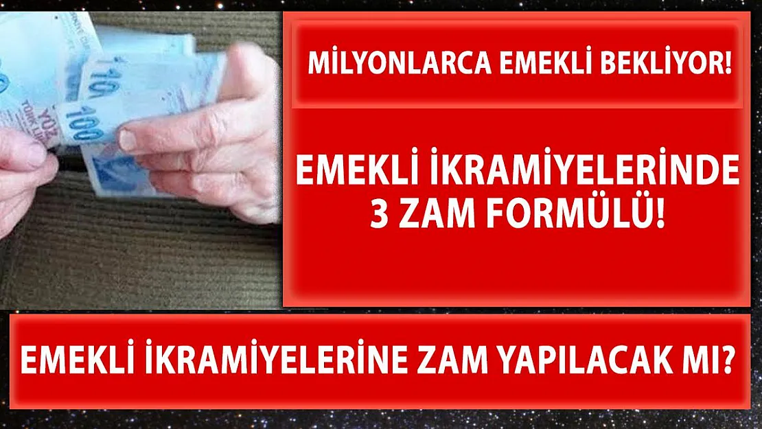 Emekli ikramiyelerine ilişkin 3 zam formülü!