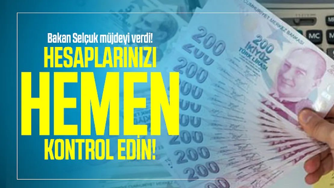 Emekli maaşı alanlara Bakan Selçuk'tan müjde! Hesaplarınızı hemen kontrol edin!