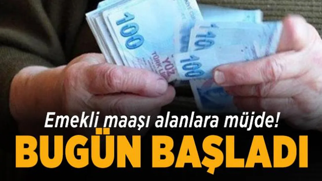 Emekli maaşı alanlara müjde! Kurban bayramı ikramiye ödemesi bugün başladı