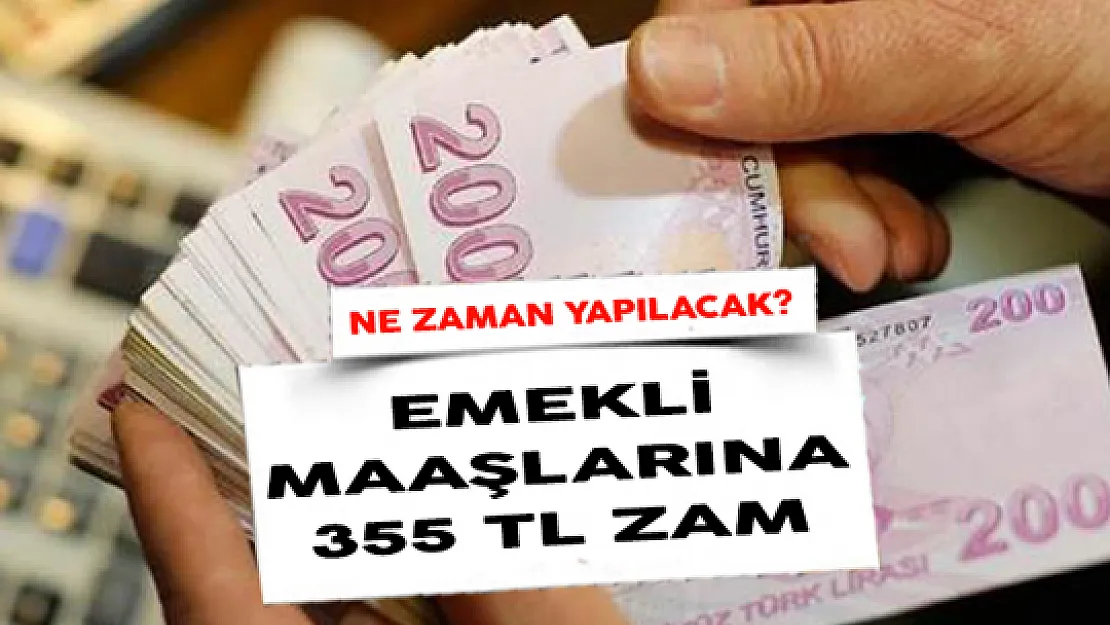 Emekli Maaşlarına 355 TL Zam Ne Zaman Yapılacak?