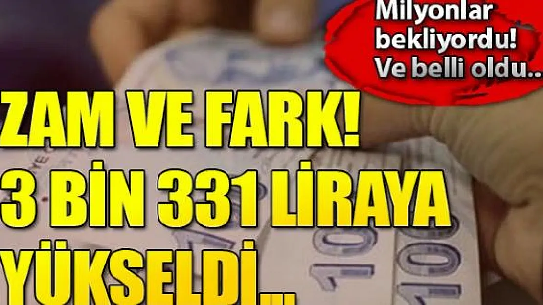 Emekli ve memur maaşları zammı sonrası 2020 zamlı memur ve emekli maaşları