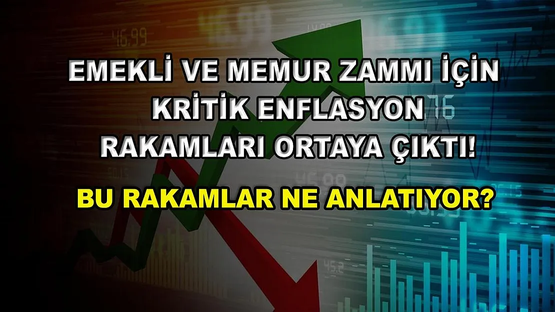 Emekli ve memur zammı için kritik enflasyon rakamları ortaya çıktı! Bu rakamlar ne anlatıyor?