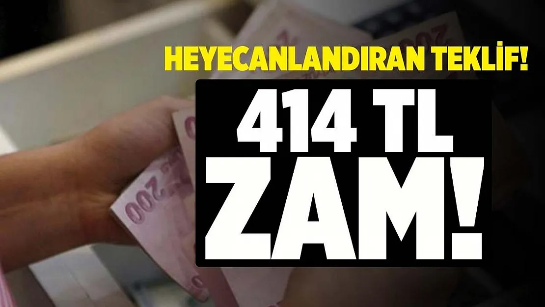 Emeklileri heyecanlandıran teklif! 414 TL zam gündemde!