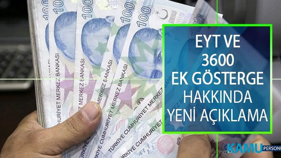 Emeklilikte Yaşa Takılanlar (EYT) ve 3600 Ek Gösterge Hakkında Açıklama: Meclis'ten Çıkaracağız