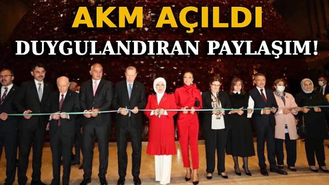 Emine Erdoğan'dan Atatürk Kültür Merkezi Paylaşımı