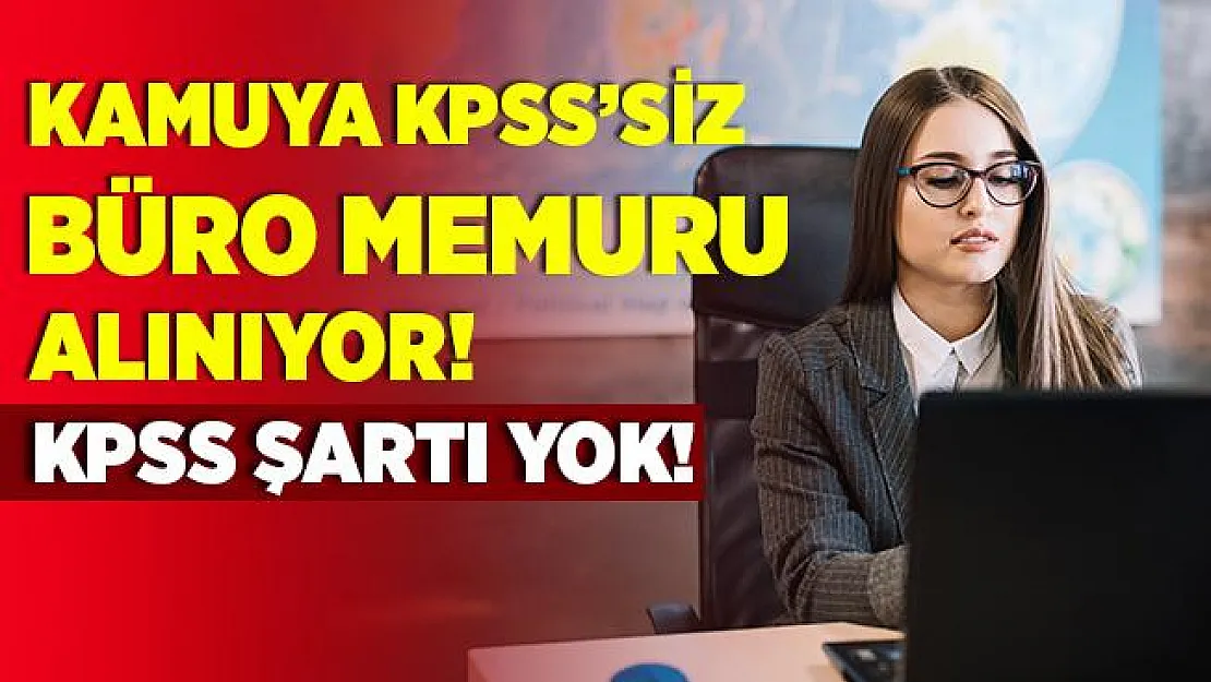 Emniyet Müdürlüğü'ne kadrolu büro memuru alınıyor! KPSS şartı yok! 18 - 35 yaş arasındaki adaylar başvurabilir!
