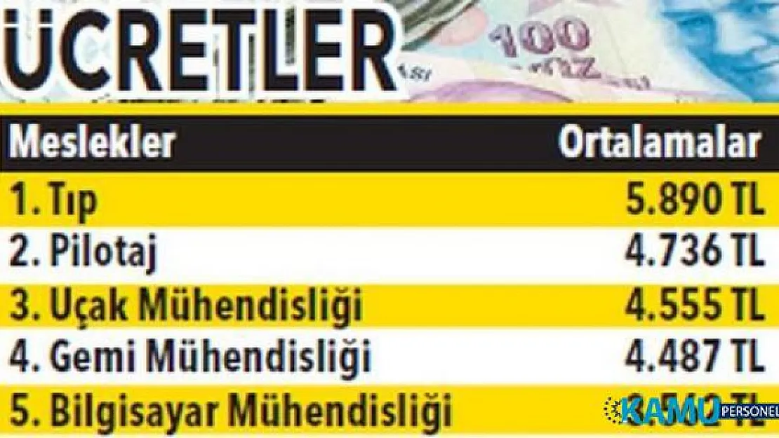 En çabuk iş bulan ve en yüksek maaş alan meslekler açıklandı