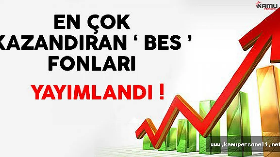 En Çok Kazandıran BES Fonları Yayımlandı !