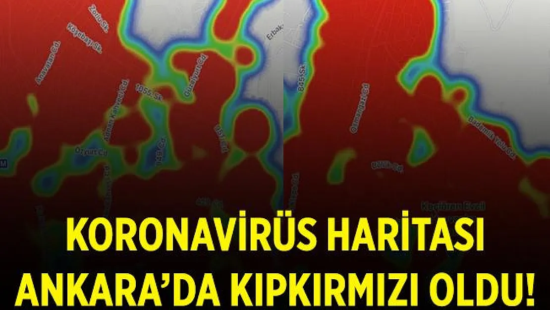 En çok vakanın olduğu ilde korkutan tablo! Koronavirüs haritası kıpkırmızı oldu!