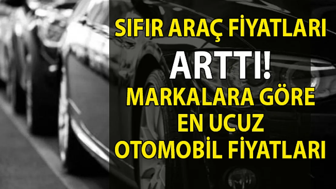En düşük 2020 model güncel sıfır araba fiyatları! Renault, Opel, Datça, Toyota, Fiat, Citroen ve Peugeot fiyatları