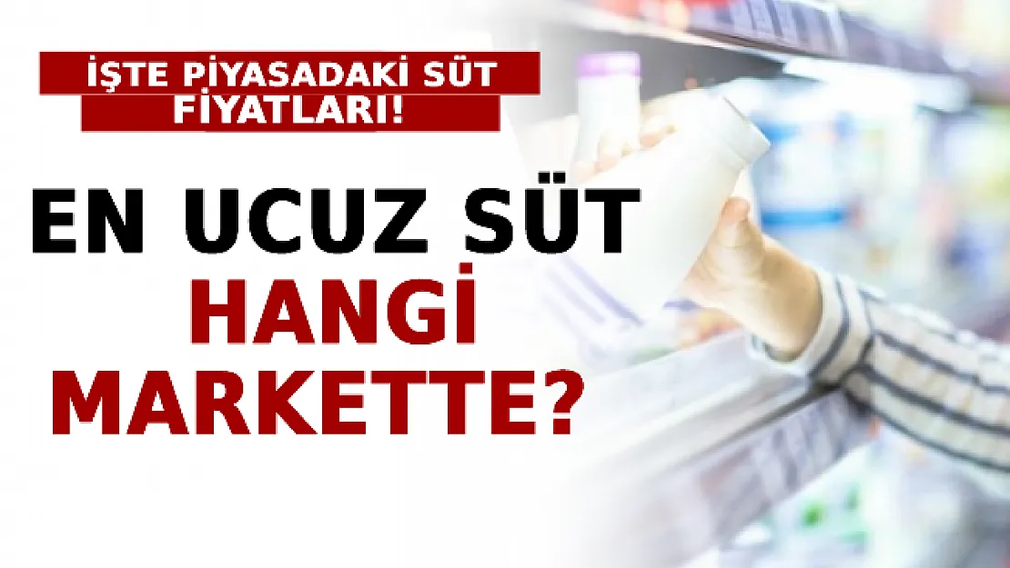 En Ucuz Süt Hangi Markette? İşte Piyasadaki Süt Fiyatları!
